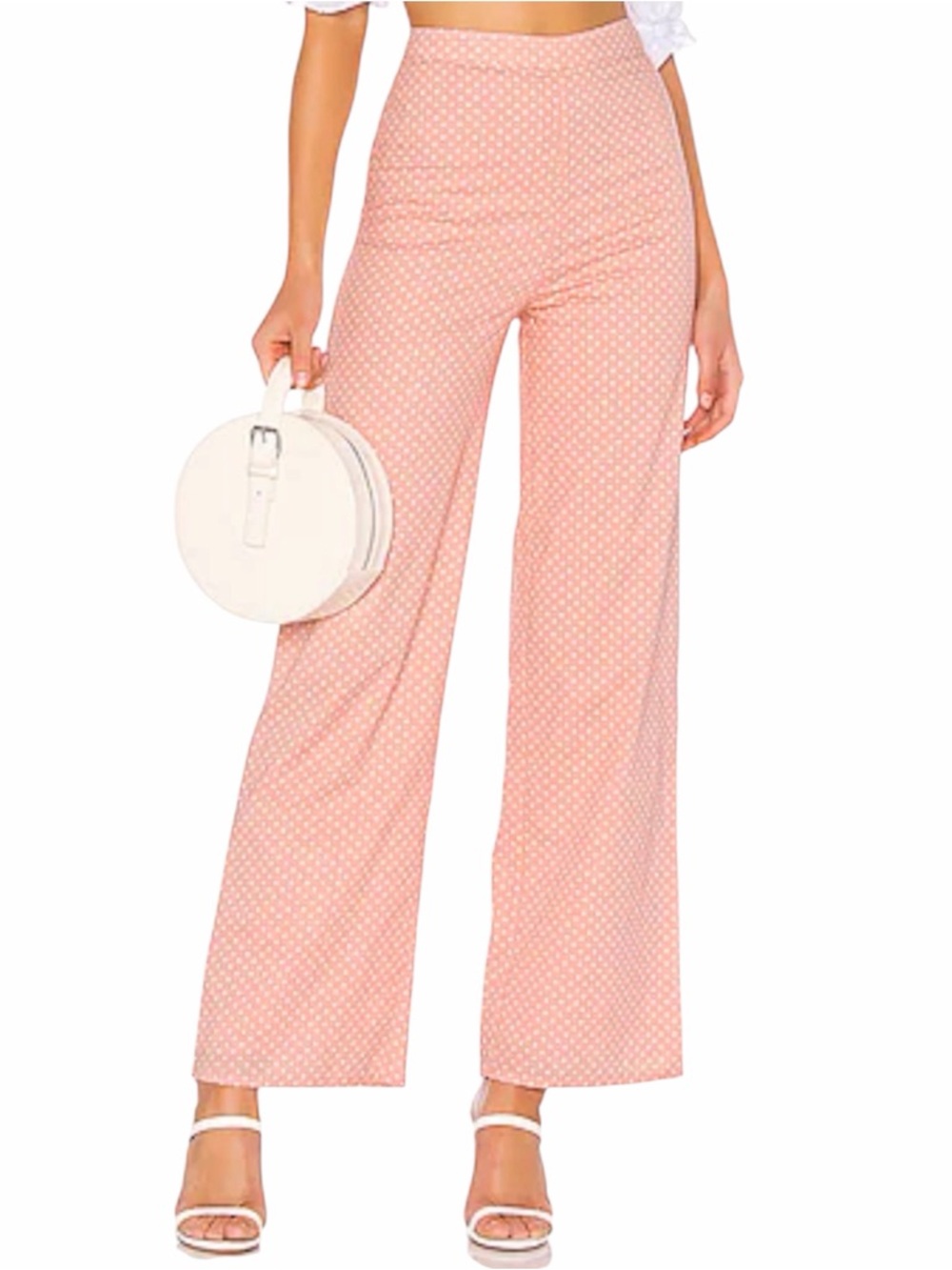 Majorelle Brandy Pants in Pink Dot Size S Small High Rise